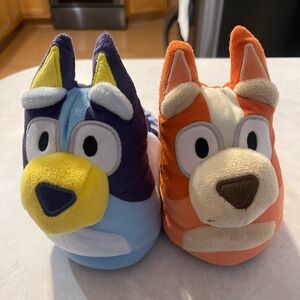 Bluey & Bingo Toddler Plush Slippers Size 9/10